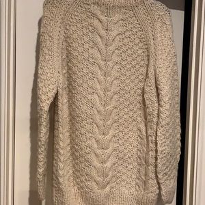 Gorgeous cream wool sweater from Greece
